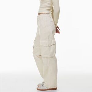 TNA Off-White Cargo Pants